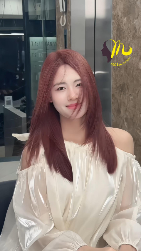 Nâu ánh hồng khiến ai cũng phải ngoái nhìn