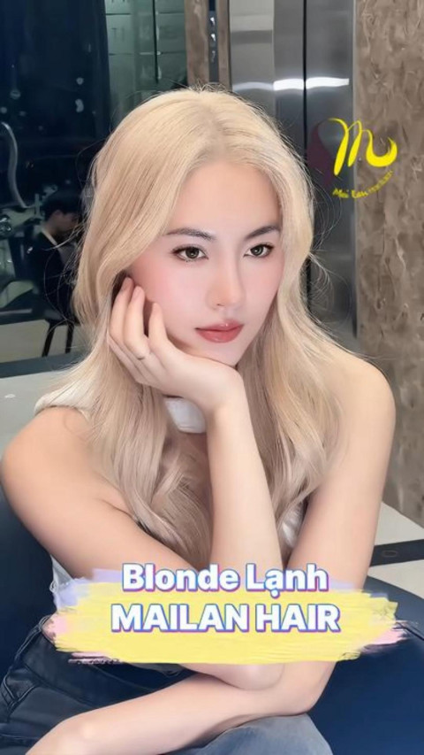 Chạm đỉnh nhan sắc với tóc màu blonde lạnh