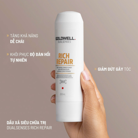 Dầu xả dành cho tóc hư tổn Rich Repair