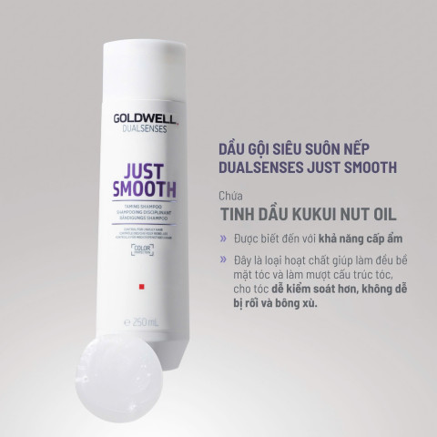 Dầu gội suôn nếp Smooth - Goldwell